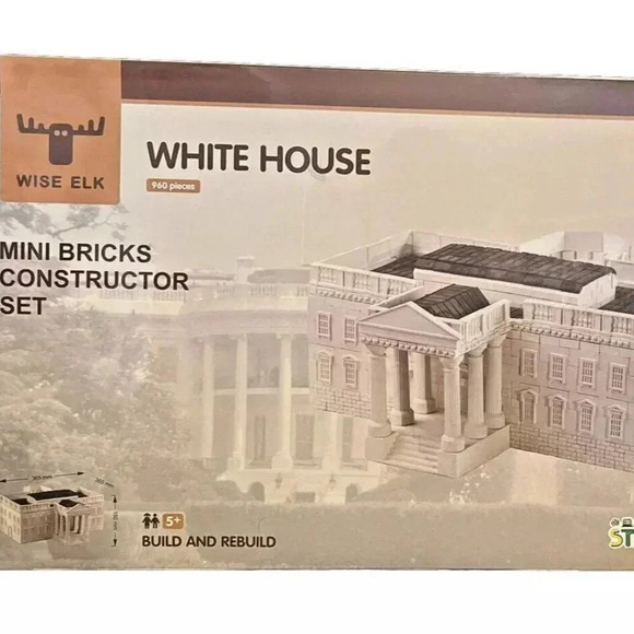 NEW White House Mini Brick Building STEM Construction Set * Made in Ukraine - Picture 1 of 8